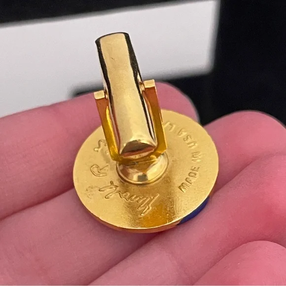 Vintage GERLAD R FORD Presidential Seal Gold Tone Made in USA Men's Cuff Links